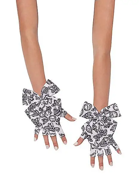 Spirit Halloween Kids Alice Gloves 3 Spirit Halloween Kids Alice Gloves