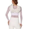 Spirit Halloween White Faux Leather Angel Wings