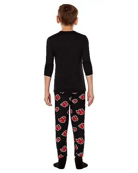 Spirit Halloween Kids Itachi Akatsuki Pajama Set - Naruto Shippuden 4 Spirit Halloween Kids Itachi Akatsuki Pajama Set - Naruto Shippuden - Image 2