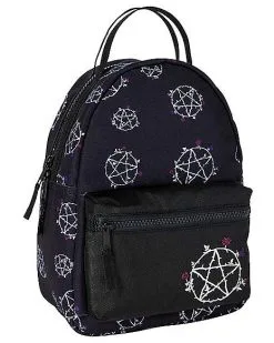 Spirit Halloween Pentagram Mini Backpack -Costume Themes Shop 01597160 c