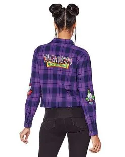 Spirit Halloween Adult Killer Klowns From Outer Space Flannel Shirt 6 Spirit Halloween Adult Killer Klowns From Outer Space Flannel Shirt -Costume Themes Shop 01597632 b