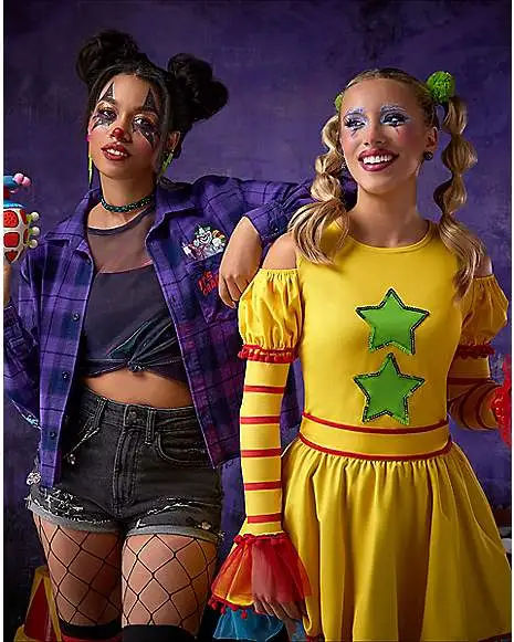 Spirit Halloween Adult Killer Klowns From Outer Space Flannel Shirt 5 Spirit Halloween Adult Killer Klowns From Outer Space Flannel Shirt - Image 3