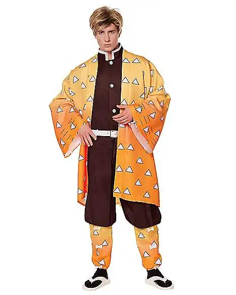 Spirit Halloween Adult Zenitsu Costume - Demon Slayer 3 Spirit Halloween Adult Zenitsu Costume - Demon Slayer
