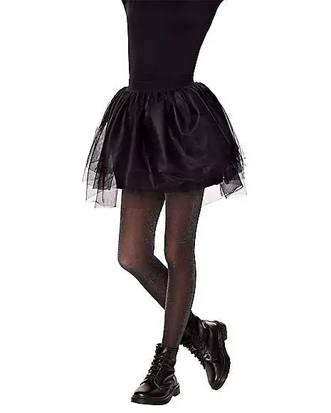 Spirit Halloween Kids Black Tulle Skirt 3 Spirit Halloween Kids Black Tulle Skirt