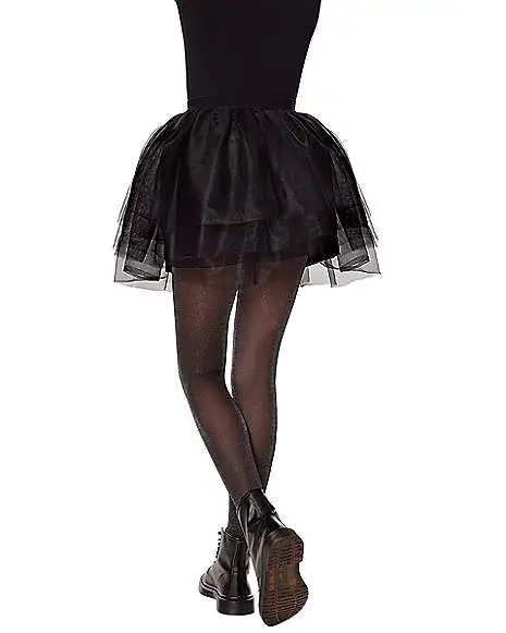 Spirit Halloween Kids Black Tulle Skirt 4 Spirit Halloween Kids Black Tulle Skirt - Image 2