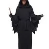 Spirit Halloween Adult Hooded Black Robe Costume -Costume Themes Shop 01602341 a