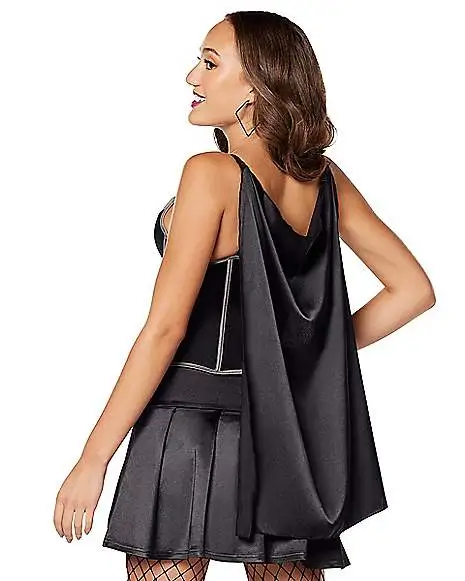 Spirit Halloween Adult Batman Corset With Cape - DC Comics 4 Spirit Halloween Adult Batman Corset With Cape - DC Comics - Image 2