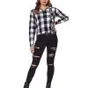 Adult Spirit Halloween Flannel Shirt 1 Adult Spirit Halloween Flannel Shirt -Costume Themes Shop 01604883 a
