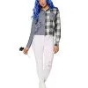 Spirit Halloween Adult Emily Flannel Shirt - Corpse Bride 1 Spirit Halloween Adult Emily Flannel Shirt - Corpse Bride -Costume Themes Shop 01605732 a