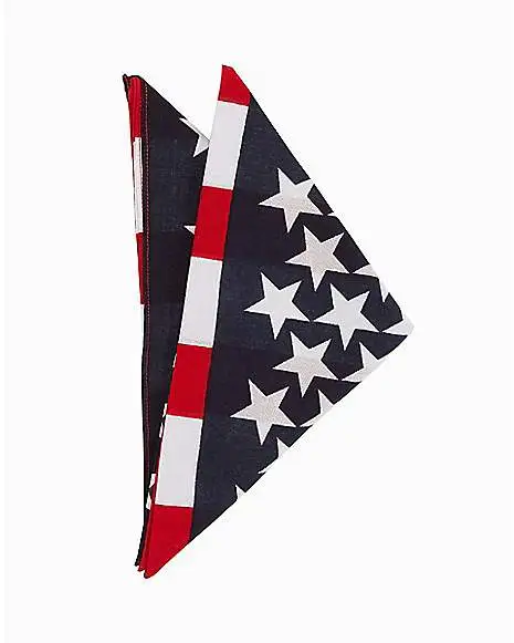 Spirit Halloween American Flag Bandana 3 Spirit Halloween American Flag Bandana
