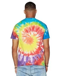 Spirit Halloween Happy Accidents Tie Dye Bob Ross T Shirt 7 Spirit Halloween Happy Accidents Tie Dye Bob Ross T Shirt -Costume Themes Shop 03211547 b