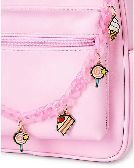 Spirit Halloween Kirby Mini Backpack With Chain 4 Spirit Halloween Kirby Mini Backpack With Chain - Image 2