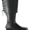 Spirit Halloween Black Pirate Boots 2 Spirit Halloween Black Pirate Boots -Costume Themes Shop 07011992 a