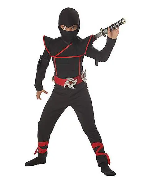 Spirit Halloween Kids Stealth Ninja Costume 3 Spirit Halloween Kids Stealth Ninja Costume