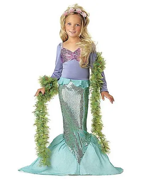 Spirit Halloween Kids Lil' Mermaid Costume 3 Spirit Halloween Kids Lil' Mermaid Costume