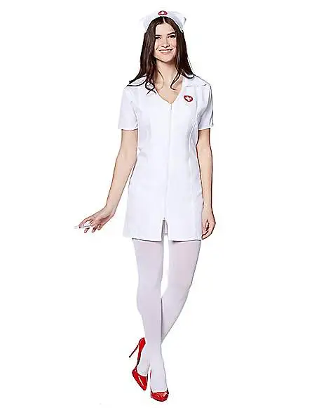 Spirit Halloween Adult Hot Flash Nurse Costume 6 Spirit Halloween Adult Hot Flash Nurse Costume - Image 4
