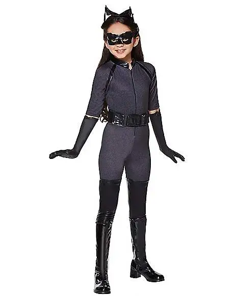 Spirit Halloween Kids Catwoman Costume Deluxe - Batman The Dark Knight 3 Spirit Halloween Kids Catwoman Costume Deluxe - Batman The Dark Knight