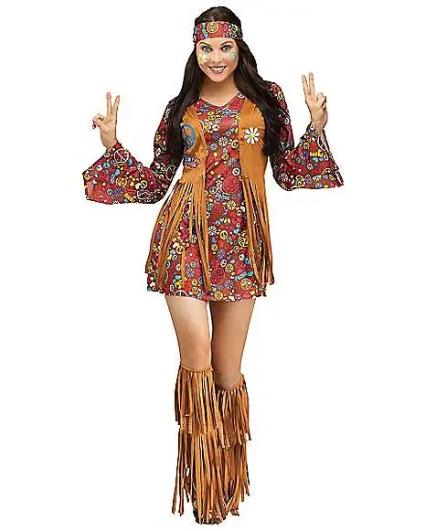 Spirit Halloween Adult Peace And Love Hippie Costume 3 Spirit Halloween Adult Peace And Love Hippie Costume
