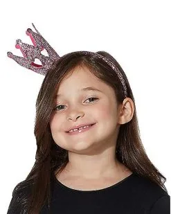 Spirit Halloween Kids Mini Glitter Crown -Costume Themes Shop 07403033 c