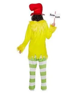 Spirit Halloween Adult Sam I Am Costume - Dr. Seuss -Costume Themes Shop 07403066 f