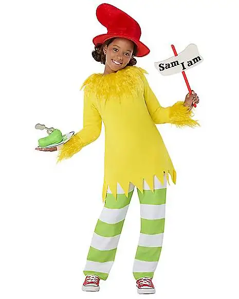 Spirit Halloween Kids Sam I Am Costume - Dr. Seuss 4 Spirit Halloween Kids Sam I Am Costume - Dr. Seuss - Image 2