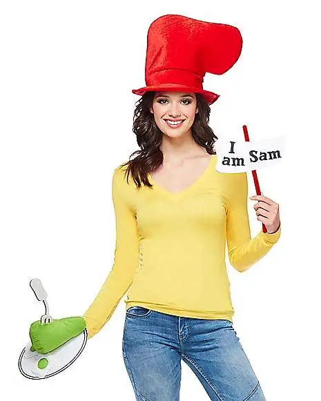 Spirit Halloween Sam I Am Accessory Kit - Dr. Seuss 4 Spirit Halloween Sam I Am Accessory Kit - Dr. Seuss - Image 2