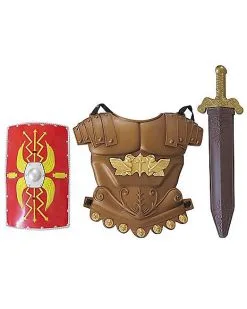 Spirit Halloween Knight Body Armor With Shield And Sword