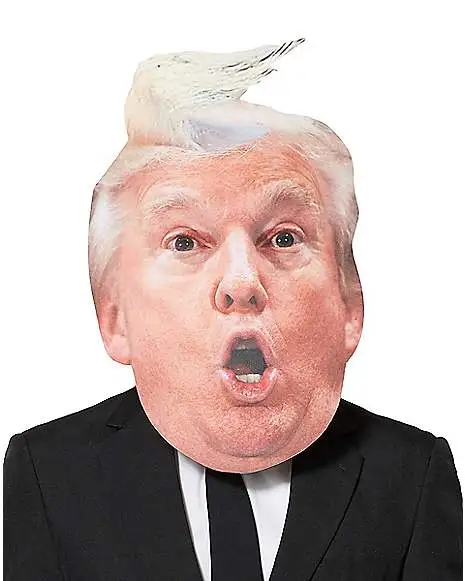 Spirit Halloween Surprised Trump Half Mask 3 Spirit Halloween Surprised Trump Half Mask