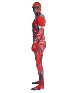 Spirit Halloween Adult Red Ranger Skin Suit Costume - Power Rangers -Costume Themes Shop 07471550 c