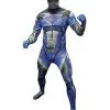 Spirit Halloween Adult Blue Ranger Skin Suit Costume - Power Rangers 2 Spirit Halloween Adult Blue Ranger Skin Suit Costume - Power Rangers -Costume Themes Shop 07471584 a