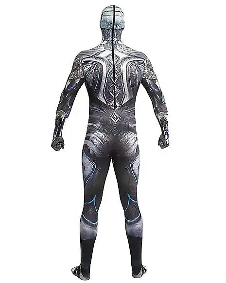 Spirit Halloween Adult Black Ranger Skin Suit Costume - Power Rangers 4 Spirit Halloween Adult Black Ranger Skin Suit Costume - Power Rangers - Image 2