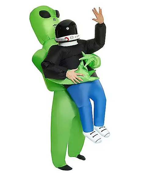 Spirit Halloween Adult Alien Pick Me Up Inflatable Costume 4 Spirit Halloween Adult Alien Pick Me Up Inflatable Costume - Image 2