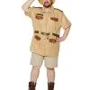 Spirit Halloween Adult Men's Zookeeper Plus Size Costume -Costume Themes Shop 07518327 a