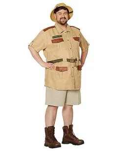 Spirit Halloween Adult Men's Zookeeper Plus Size Costume 9 Spirit Halloween Adult Men's Zookeeper Plus Size Costume -Costume Themes Shop 07518327 c
