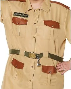 Spirit Halloween Adult Men's Zookeeper Plus Size Costume 10 Spirit Halloween Adult Men's Zookeeper Plus Size Costume -Costume Themes Shop 07518327 d