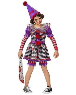 Spirit Halloween Kids Killer Clown Costume