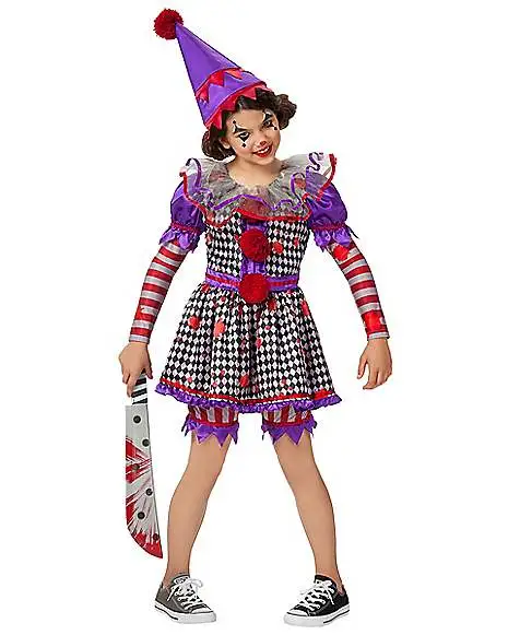 Spirit Halloween Kids Killer Clown Costume 3 Spirit Halloween Kids Killer Clown Costume