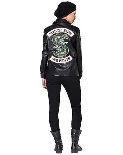 Spirit Halloween Unisex Southside Serpents Jacket – Riverdale 10 Spirit Halloween Unisex Southside Serpents Jacket – Riverdale -Costume Themes Shop 07530835 d