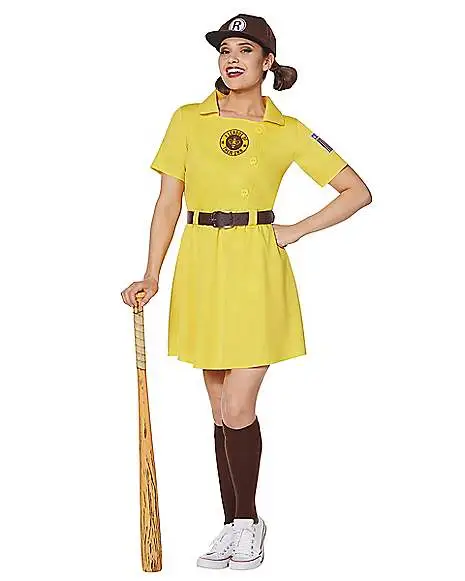 Spirit Halloween Adult Racine Belles Costume - A League Of Their Own 3 Spirit Halloween Adult Racine Belles Costume - A League Of Their Own