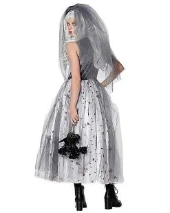 Spirit Halloween Kids Ghost Bride Costume