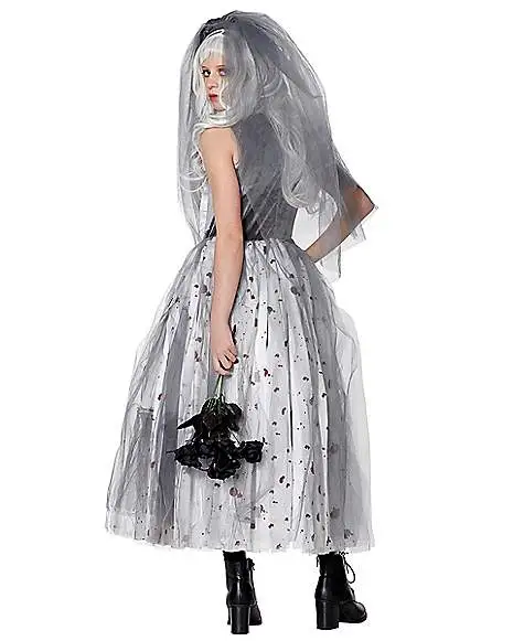 Spirit Halloween Kids Ghost Bride Costume 3 Spirit Halloween Kids Ghost Bride Costume