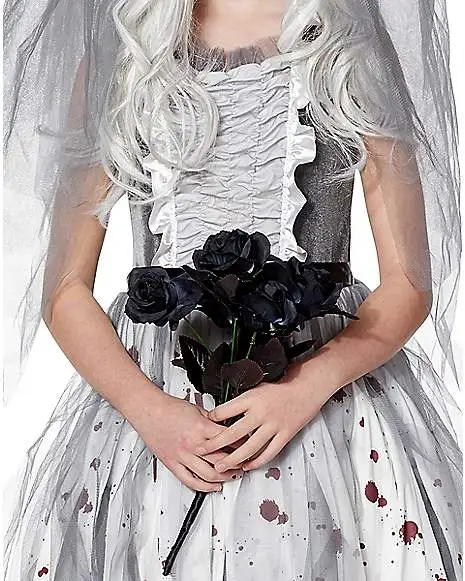 Spirit Halloween Kids Ghost Bride Costume 4 Spirit Halloween Kids Ghost Bride Costume - Image 2