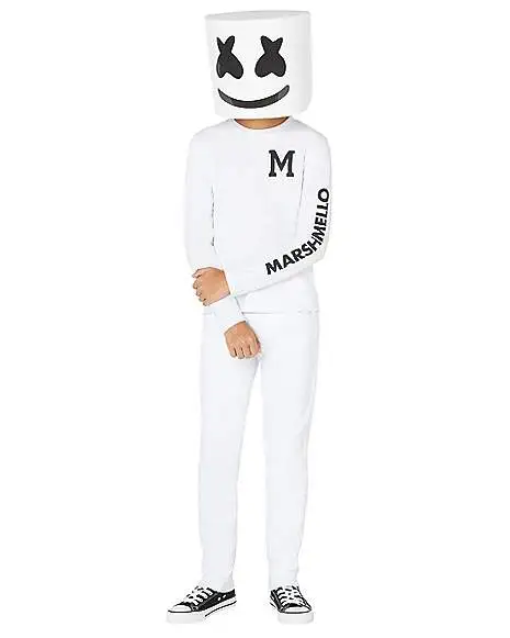 Spirit Halloween Kids Marshmello Costume 3 Spirit Halloween Kids Marshmello Costume