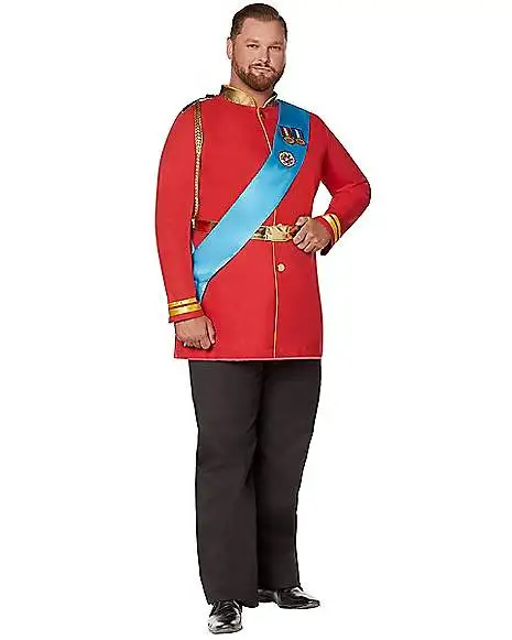 Spirit Halloween Adult English Prince Plus Size Costume 3 Spirit Halloween Adult English Prince Plus Size Costume
