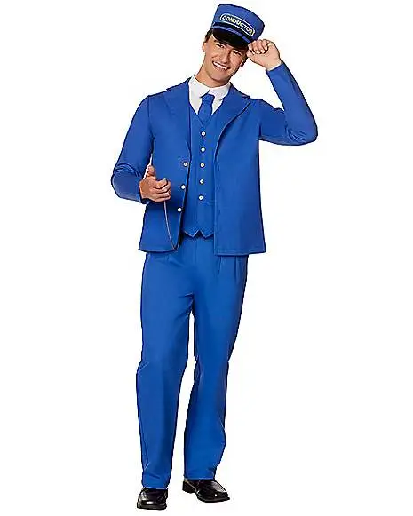 Spirit Halloween Adult Train Conductor Costume 4 Spirit Halloween Adult Train Conductor Costume - Image 2
