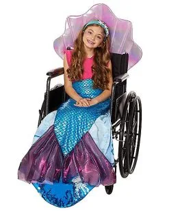 Spirit Halloween Kids Mermaid Wheelchair Costume