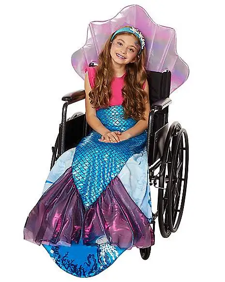 Spirit Halloween Kids Mermaid Wheelchair Costume 3 Spirit Halloween Kids Mermaid Wheelchair Costume