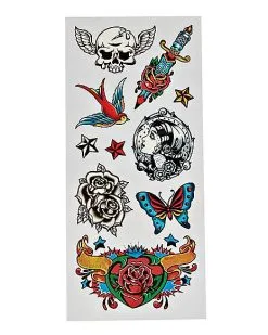 Spirit Halloween Punk Tattoos - 20 Pack -Costume Themes Shop 07595812 c