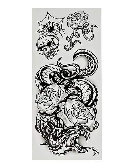 Spirit Halloween Multi-Pack Punk Tattoos - 6 Count 5 Spirit Halloween Multi-Pack Punk Tattoos - 6 Count - Image 3