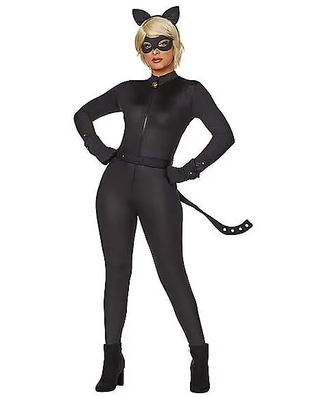 Spirit Halloween Adult Cat Noir Costume - Miraculous Ladybug 3 Spirit Halloween Adult Cat Noir Costume - Miraculous Ladybug